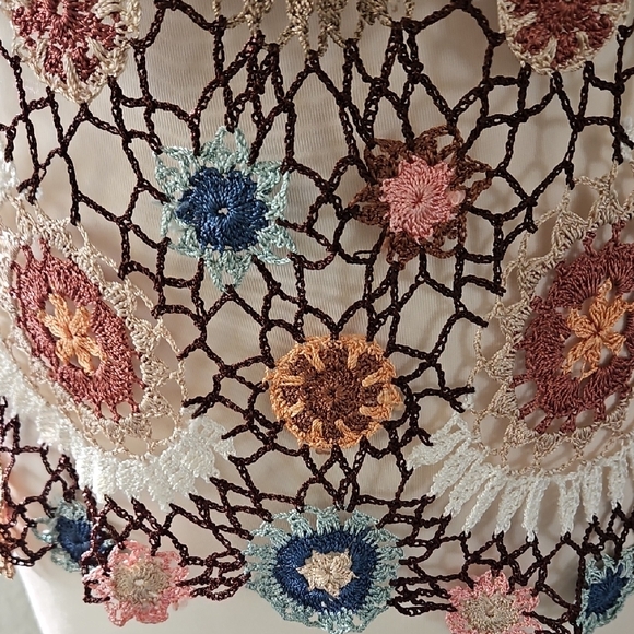 Joseph Multicolor Crochet Amazing Quality Blouse - Picture 7 of 10